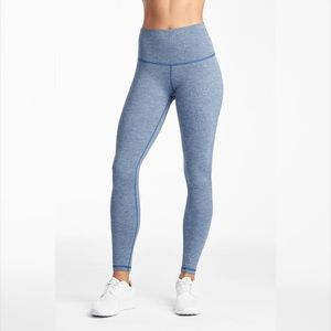 DYI Blue Herringbone Full Length Leggings